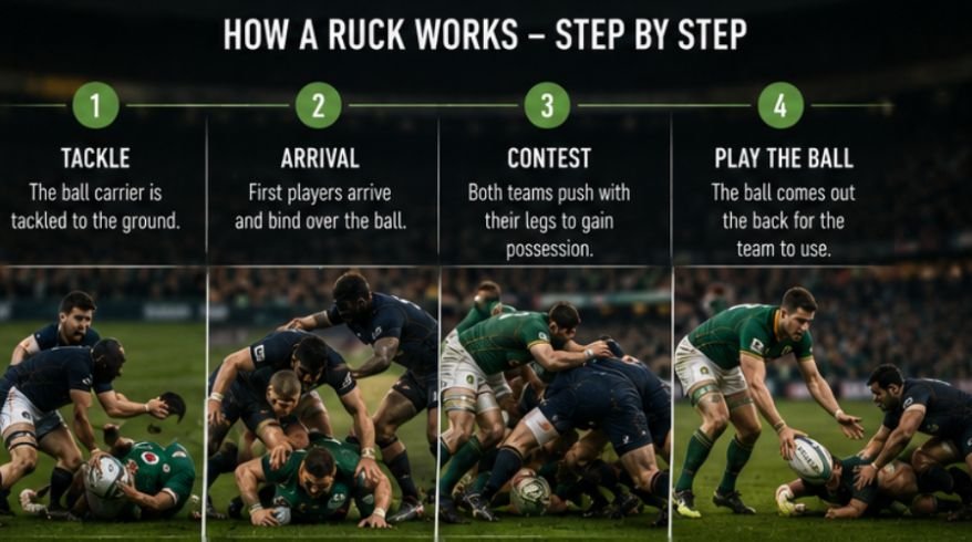 Mastering How Does a Ruck Work in Rugby Step by Step