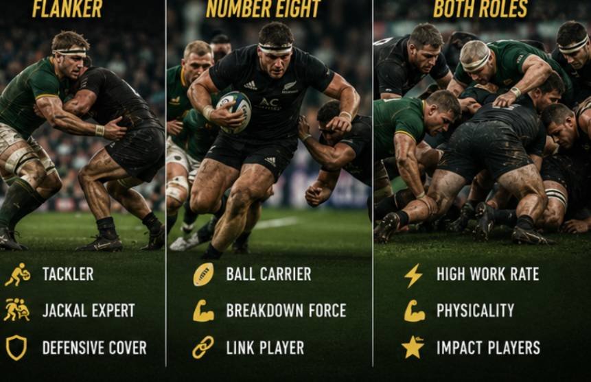 Practical On-Pitch Application of Flanker and Number Eight