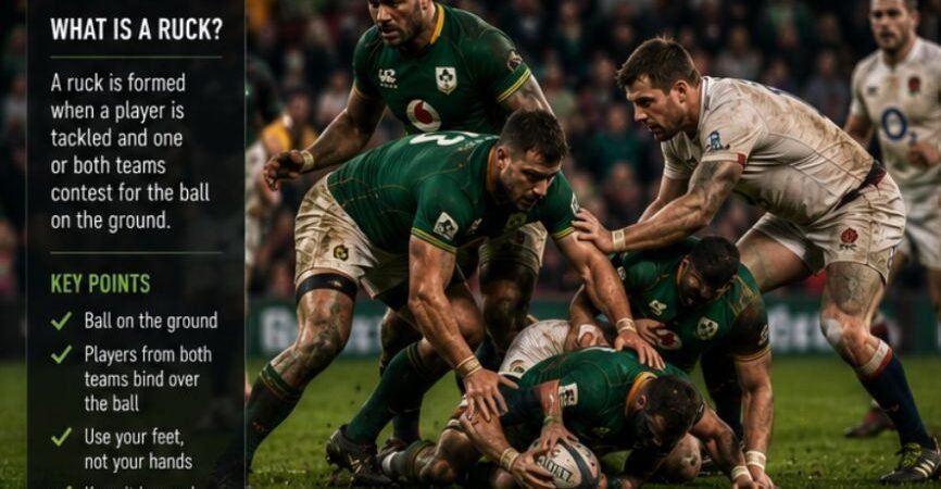 Rugby Made Easy: How Does a Ruck Work in Rugby Games?